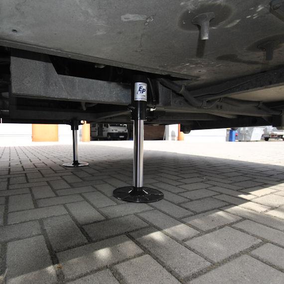 E+P Levelsystem in einem Niesmann und Bischoff Reisemobil eingebaut